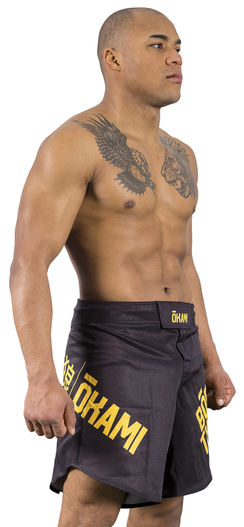 Okami motion Fightshorts -Black